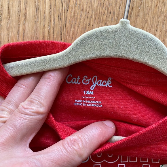 Cat & Jack short sleeve camping shirt 18m - Picture 3 of 4